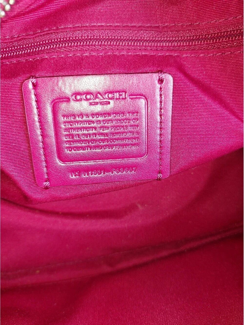 Coach Rowan sachel 83697 khaki bright violet
